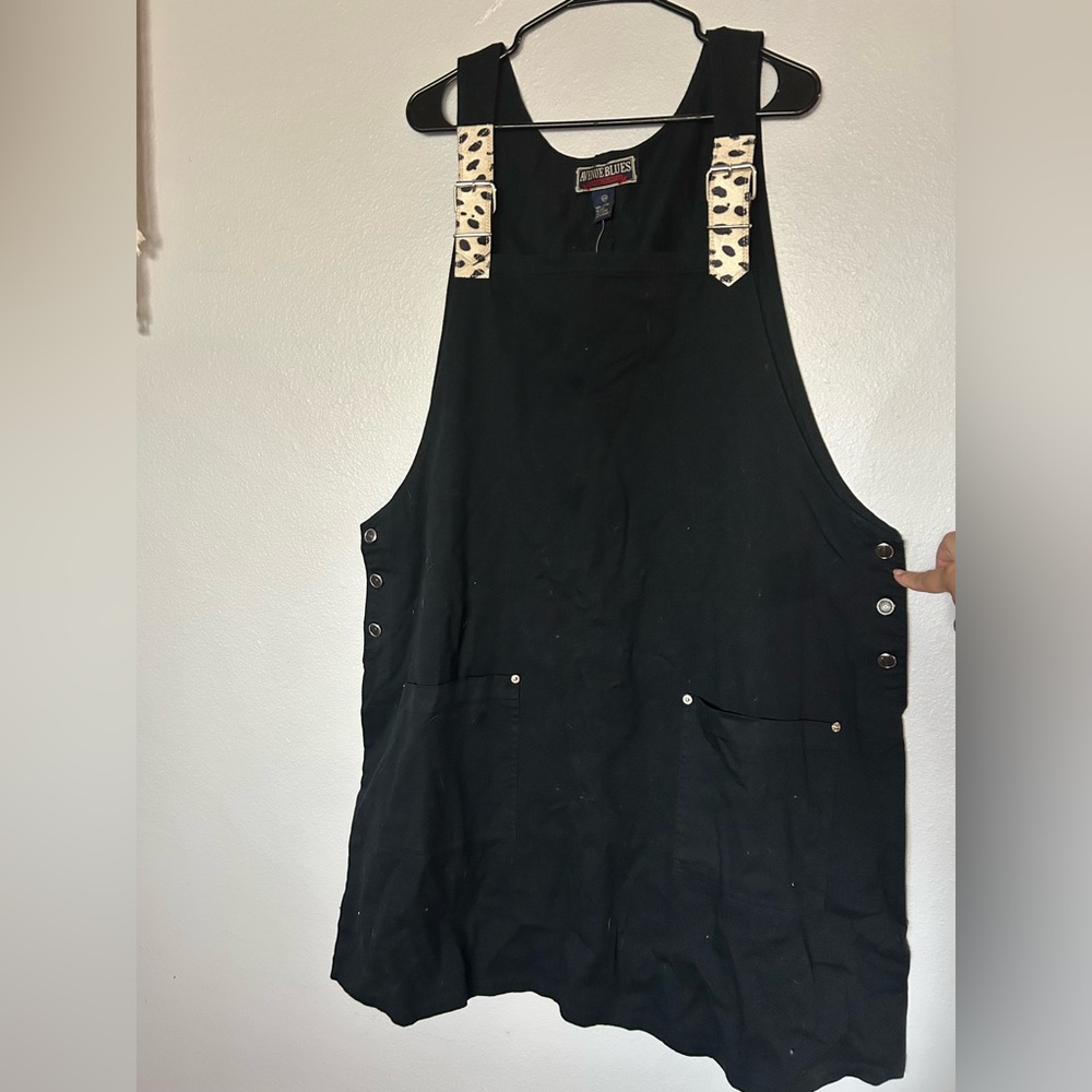 Avenue blues black overall dress - Picture 2 of 6